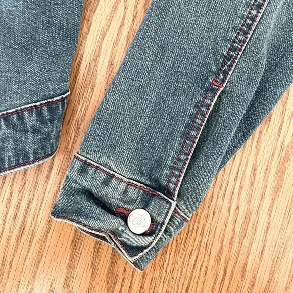 Vintage Turkish cotton jean jacket with contrast stitching, RARE European find - Picture 3 of 7